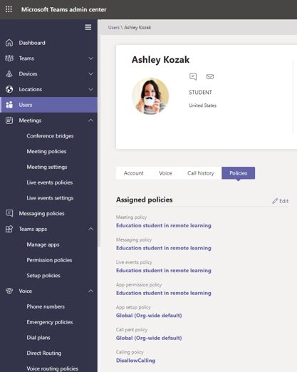 Microsoft Teams Policies And Policy Packages For Edu Admins Microsoft