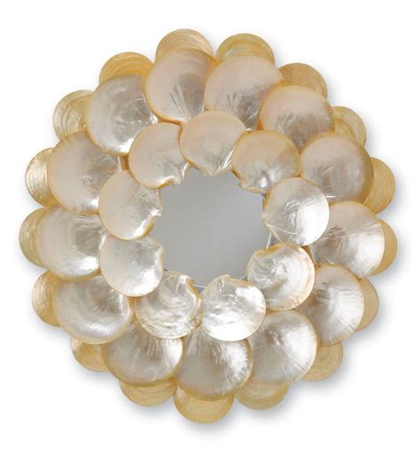Elegant Mother Of Pearl Round Mirror Mirror Design Wall Mother Of