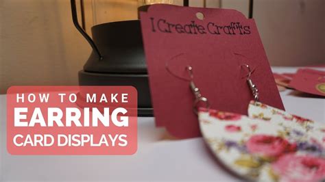 That way you can spend more time making the jewelry, and less time (and money). Easy DIY Earring Card Displays in 2020 | Display cards, Diy earring cards