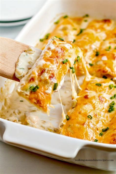 Creamy Chicken Enchiladas Is A Recipe Every Home Cook Needs In Her Or