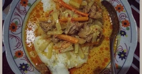 30 gr gula pasir 1/2 sdt ragi instan 1 sdt baking powder 1 butir. Resep Lontong Sayur Padang Ncc