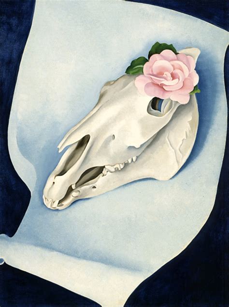 Apr 02, 1997 · artist: Horse's Skull with Pink Rose, 1931 - Georgia O'Keeffe ...