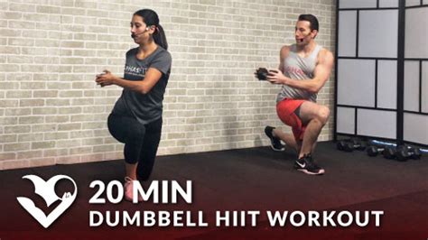 20 Minute Dumbbell Hiit Workout Hasfit Free Full Length Workout