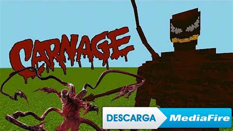 Mod Carnage Minecraft Pe Carnage Addon Mcpe Mod Venom Youtube