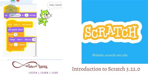 Introduction To Scratch 30 Programming Language Learn Scratch