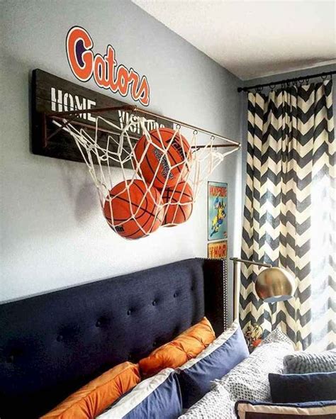 Cool Sport Bedroom Ideas For Boys 11 In 2020 Basketball Bedroom