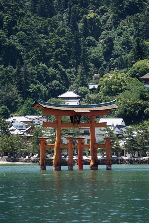 Torii Gate Itsukushima Shrine Miyajima Island