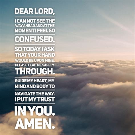 Short Prayer For Guidance Dear Lord I Can Not See The Way Ahead And At