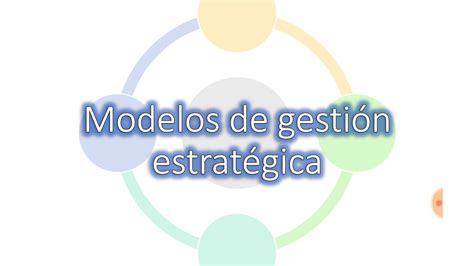 Modelos De Gestión Estratégica Youtube