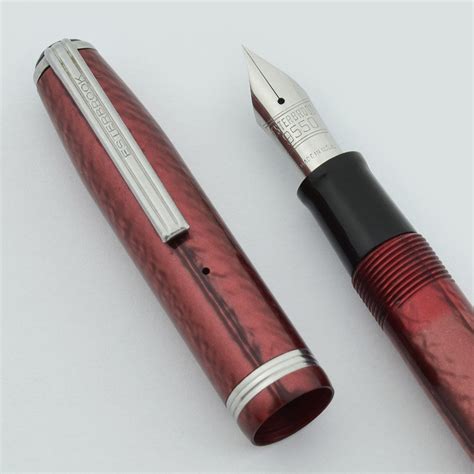 Esterbrook Lj Fountain Pen Red 9550 Extra Fine Nib Excellent