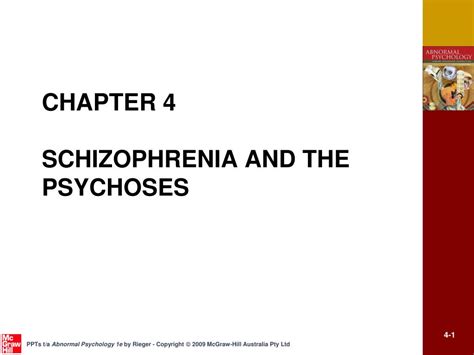 Ppt Chapter 4 Schizophrenia And The Psychoses Powerpoint Presentation Id 3121537