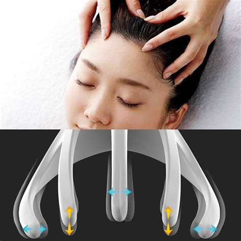 Prikola Electric Head Scalp Massager Neck Handheld Massage Tool Soft Resin Finger Gripper Claw