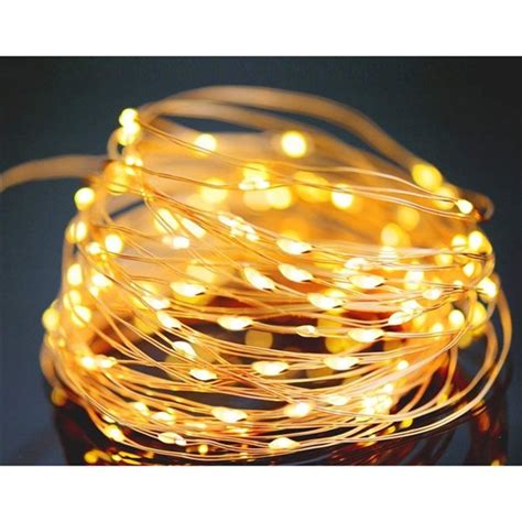 Sowaz 33 Ft White Copper Wire Solar Bulbs Led String Lights Sslc267 Rona
