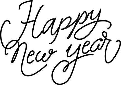New Year Png Transparent Image Download Size 2400x1705px