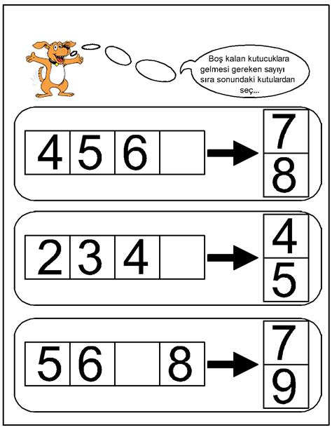 Find Mmissing Numbers Worksheets Preschool
