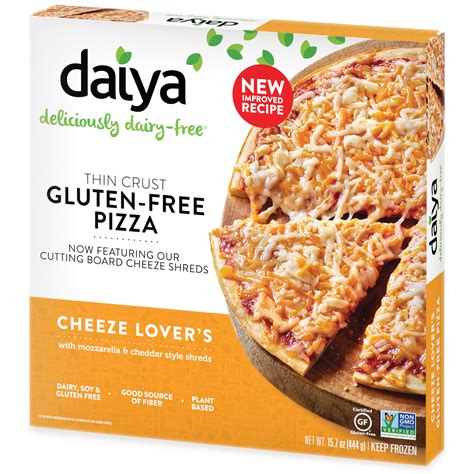 Daiya Dairy Free Gluten Free Cheese Lovers Vegan Pizza 157 Oz Frozen