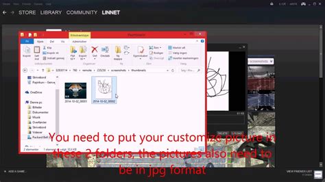 How To Upload Custom Screenshots In Steam Youtube