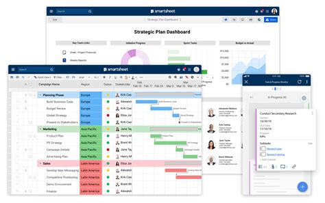 Dynamic Work And Collaboration Software Smartsheet A Platform For