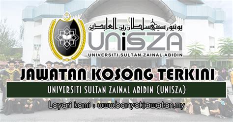 Ketua bahagian pengurusan akademik kampus gong badak universiti sultan zainal abidin 21300 kuala nerus. Jawatan Kosong di Universiti Sultan Zainal Abidin (UniSZA ...