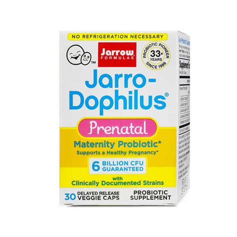 Jarro Dophilus Prenatal Probiotic Jarrow Formulas Probiotics