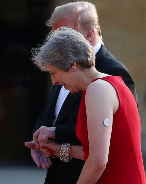 What Was On Theresa Mays Arm At Blenheim Palace Huffpost Uk Life