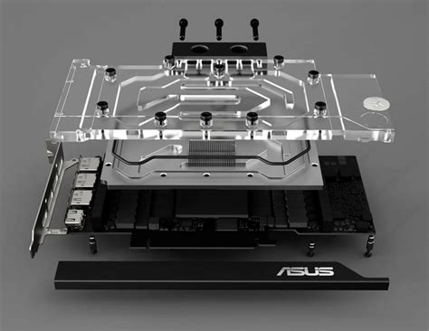 Asus Ekwb Geforce Rtx 30 Liquid Cooled Graphics Cards Unveiled