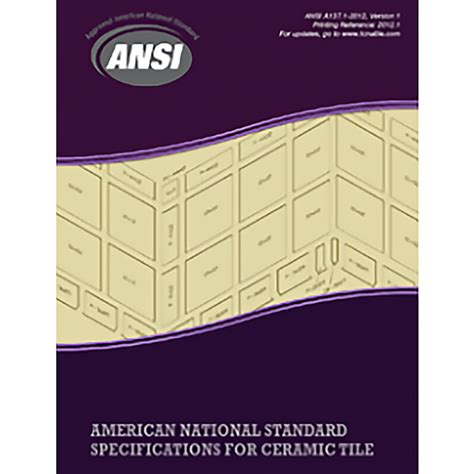 Ansi A137 2 2012 1 American National Standard Specifications For
