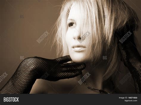 Blonde Model Posing Image And Photo Free Trial Bigstock