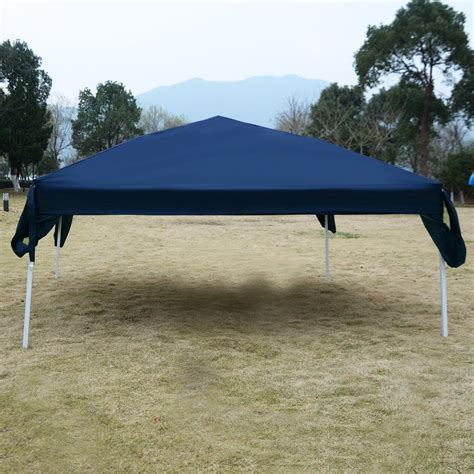 It comes with a handy storage bag (with wheels for easy transportation and zipper closure), stakes, and user manual. 10 x 10 EZ Pop Up Canopy Tent Gazebo