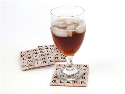 Diy Scrabble Tile Coasters A Little Craft In Your Day