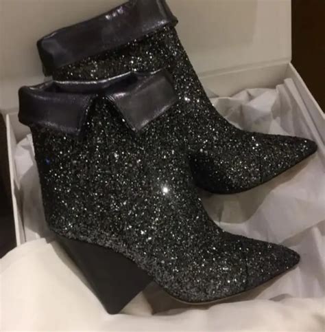 New Arrivals Bling Dark Silver Glitter Women Ankle Boots Sexy Pointy Toe Ladies Finger Heel
