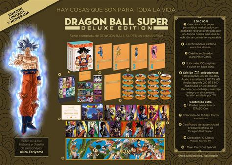 Edición Limitada Con La Serie Dragon Ball Super Completa En Blu Ray