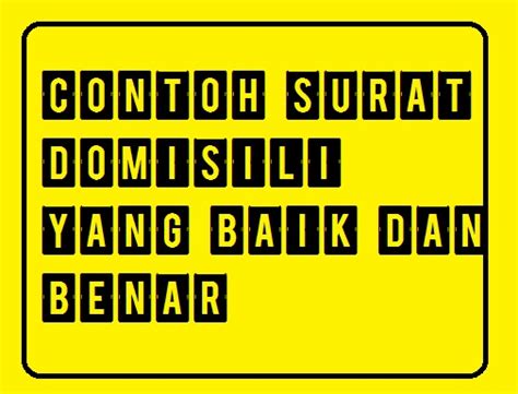 Contoh surat izin sekolah karena urusan keluarga. Contoh Surat Domisili Yang Baik Dan Benar | Conto Surat