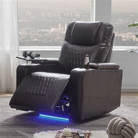 Merax Lazy Boy Recliner Chair Power Leather Single Sofa