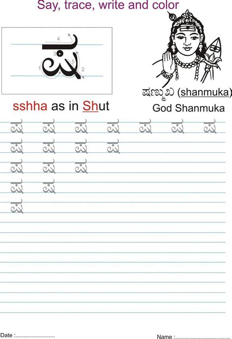 ), a state in the southern part of india, was created on november 1, 1956, with the passing of the states reorganisation act. Pin by sarah fathima on Kannada worksheets | Alphabet ...