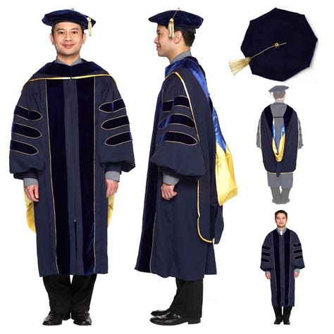 Graduation Gown Graduation Cap And Gown Doctoral Regalia