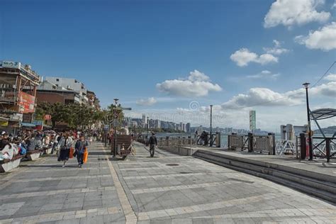 Tamsui Old Street Is Close To The Waterfront In Tamsui District