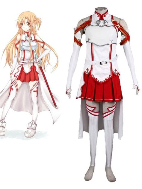 Sword Art Online Asuna Yuuki Cosplay Costume Custom Made Fortunecosplay