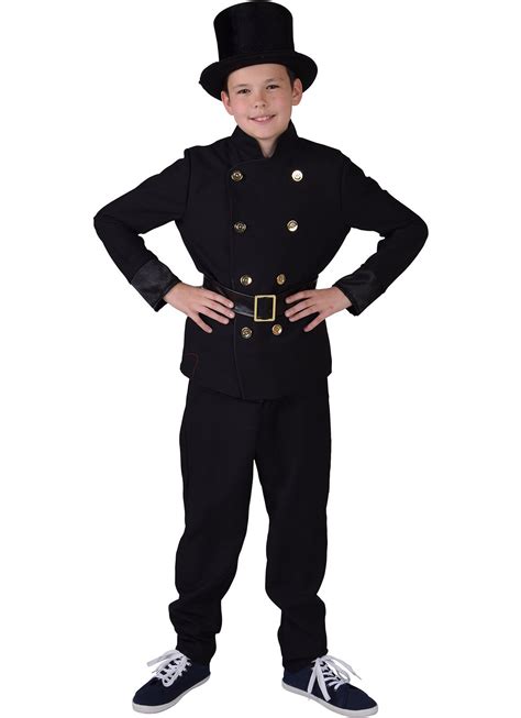 Boys Victorian Gentleman Uniform Chimney Sweep Policeman