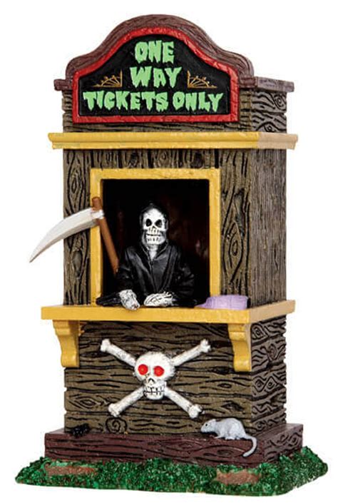 Ticket Booth Kiosk Lemax Spooky Town Spooky Town Lemax Halloween