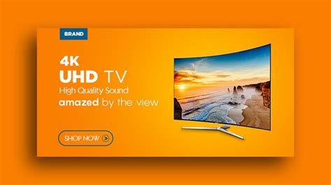 Android 4k Ultra Hd Smart Tv Facebook Banner Design Tv Sale Banner