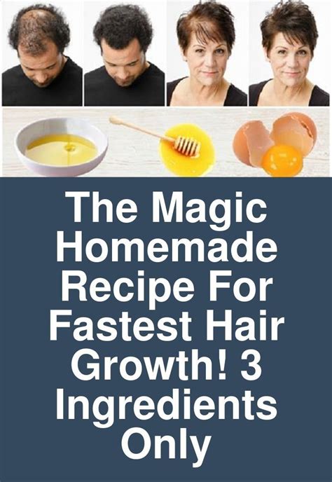 The Magic Homemade Recipe For Fastest Hair Growth 3 Ingredients Only
