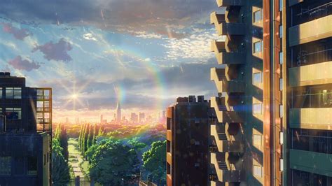 Online Crop High Rise Building The Garden Of Words Makoto Shinkai