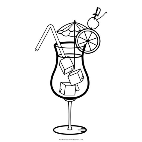 Tropical Drink Coloring Pages Coloring Pages