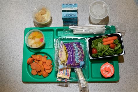 A School Lunch Program Offers Seconds On Fruits And Vegetables School Walls