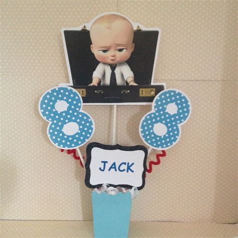 Boss Baby Party Centerpiece Decoration