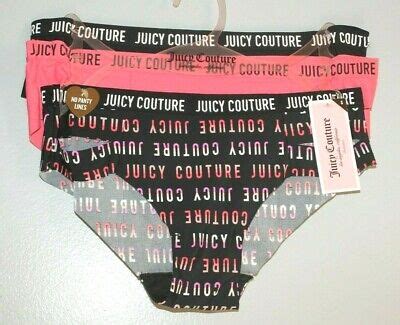 Juicy Couture Intimates Underwear Panties Packs Women Extra Large Xl