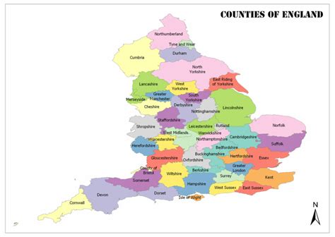 Counties Of England 1 Counties Of England England Map North Somerset