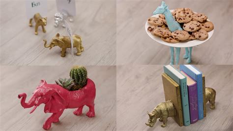 4 Diy Projects From Toy Animals Youtube