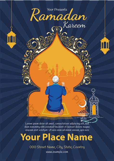 Ramadan Kareem Flyer Template Ai Free Download Pikbest